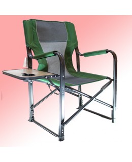 كرسي فاخر مع طاولة جانبية  بخمس وضعيات مع مسند رأس مناسب  لطوال القامة وكبار الحجم